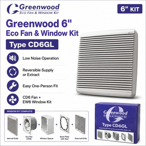 Greenwood airvac cd6gl 6in - greenwood,