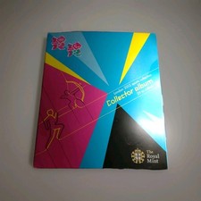 London 2012 Sports Olympic Album For Carded Coins- empty, no coins