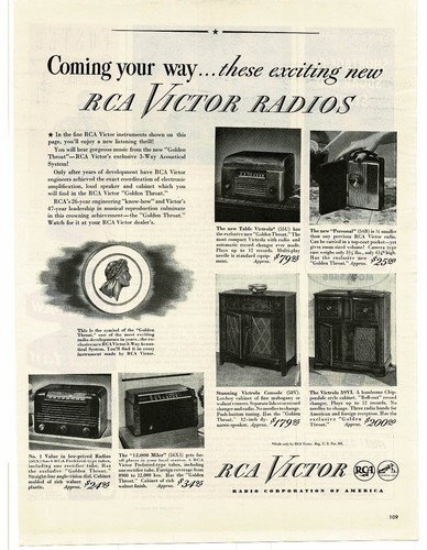 1945 rca victor radio victrola - 1945,