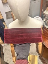 Vintage Akco Burgundy Cotton