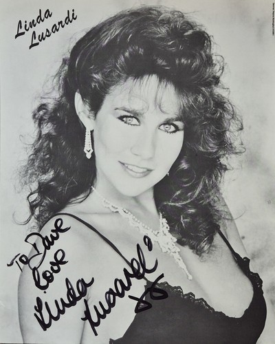 Rare page girl linda lusardi - rare,