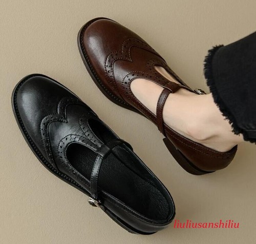 Women round toe - round, brogue