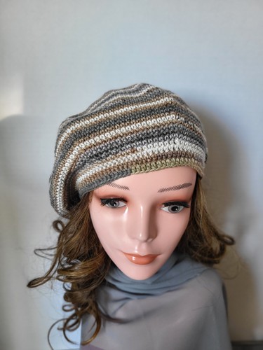 Handmade crochet beret - handmade,