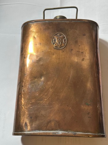 Vintage copper flask - vintage,