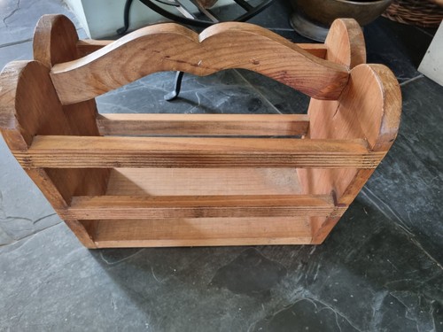 Rustic magazine paper holder - magazine,