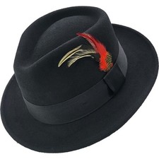 Classic Wool Trilby Hat-