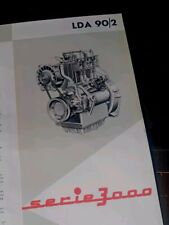 Lombardini Lda 90/2 Series 3000 Motoren Engine 1963 Motor Brochure 2 Cylinders