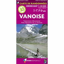 Vanoise Tarentaise Maurienne Hiking / Walking Map A3 alps France cycling skiing