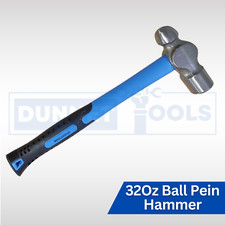 Ball Pein Hammer 32oz Fibreglass Shaft Forged Heat Treated Tools