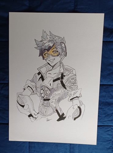 Overwatch tracer drawing - overwatch,