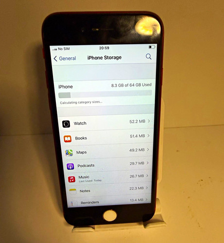Apple iphone 64gb red - apple,