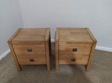 Pair of Oak Bedside Drawers