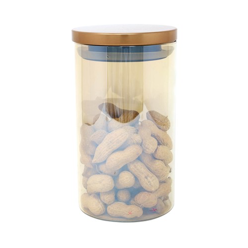 Glass jar with airtight lid - glass,
