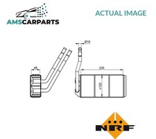 Heater radiator exchanger - heater, lhd