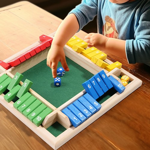 Wooden shut the box - the, board