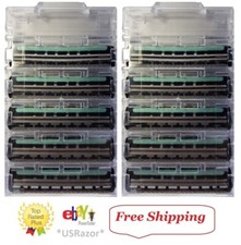 10 Wilkinson FX Performer Blades Refill Cartridge Schick Tracer ft Diamond Razor