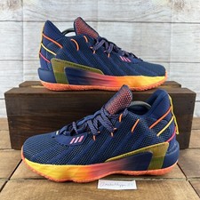 Adidas Dame 7 Navy Orange