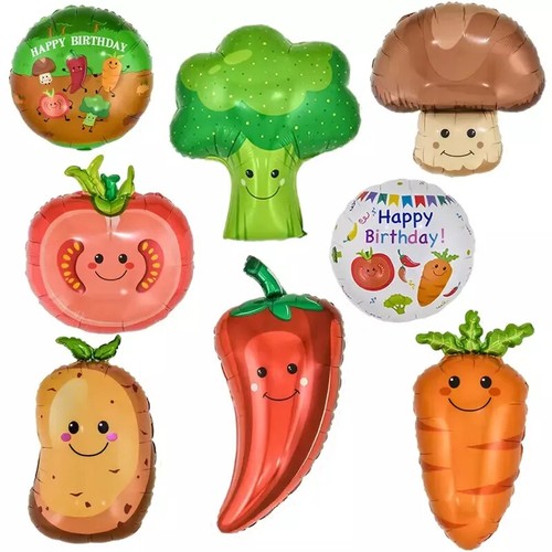 Vegetable toy foil balloons - vegetable,