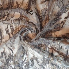 Premium Mesh Fabric Floral