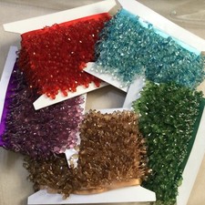 Designer Shaped  Beaded Fringe