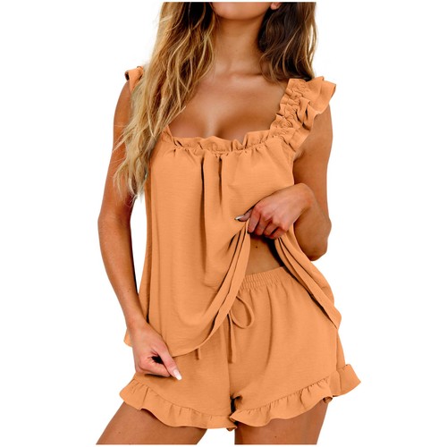 Ladies summer pyjamas set - pyjamas,