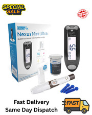 Glucorx Nexus Mini Ultra Blood Glucose Monitoring System | Free Fast Delivery