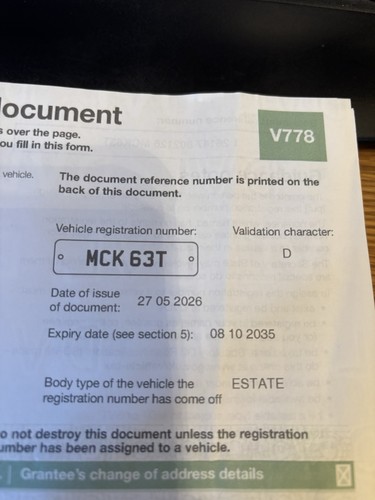 Mck 63t private plate - 63t,