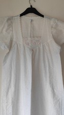 Vintage broderie floral bow - m,