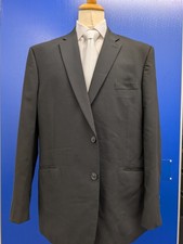 A9 M&S Mens Black 2pcs Suit Regular Fit J 48L T 38 33
