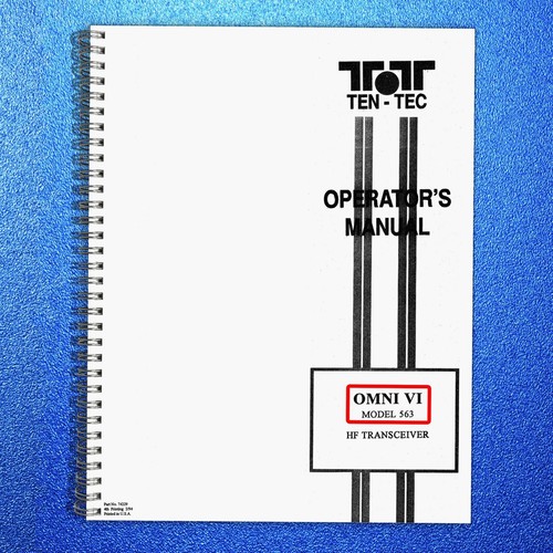 Ten tec omni - omni, 6
