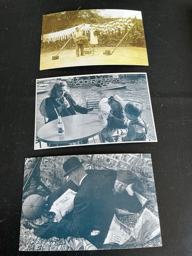 Vintage nostalgia postcards - postcards, x3