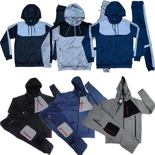 Mens hooded tracksuit sport - hooded,