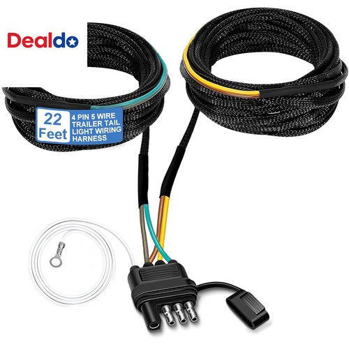 Pin 5 wire trailer - ft, 4-pin