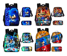 Sonic Kids Backpack Pencil Case Lunch Bag Set