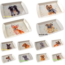 Coffee Tea Serving Tray Collie Labrador French Pug  German Shepherd Jack Russell