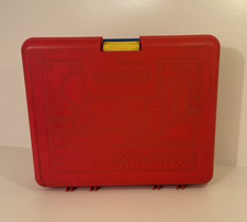 A red plastic  vintage Meccano