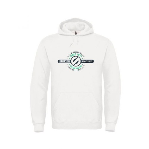 Sparco hoodie 1977 white - 1977,