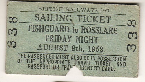 Railway ticket sailing - ticket,