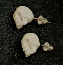 Hand carved domestic cow bone