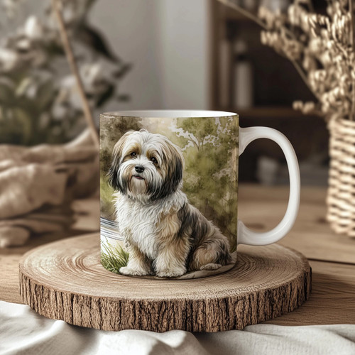 Tibetan terrier 11oz ceramic - 11oz,
