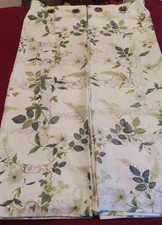 Pair DORMA Botanical Garden Blackout Eyelet Curtains 168cm x 137cm (66"x54") #1