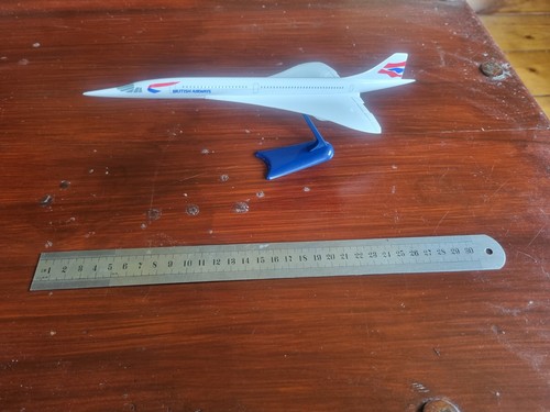 Concorde model plane - model, british