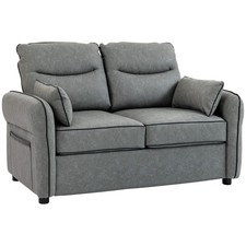 2 Seater Sofa, Faux Leather