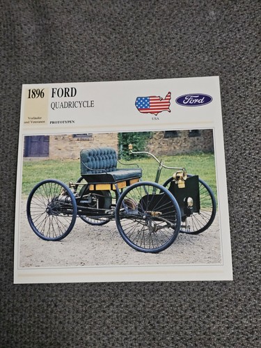 Ford quadricycle history - quadricycle,
