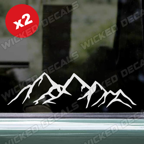 Mountain vinyl stickers - 2, x