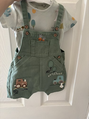 Next baby boy - baby, dungaree