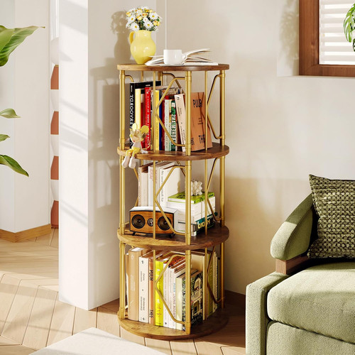 Tier rotating bookshelf - 3-tier,