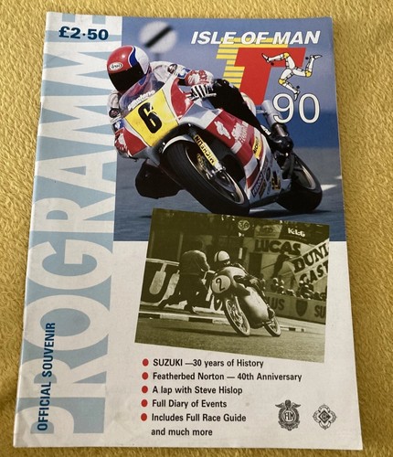 Isle man races programme - isle,
