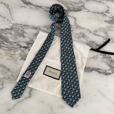 Gucci Necktie Tie 100% Silk