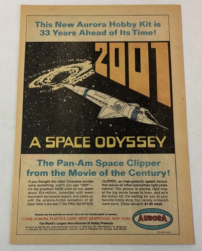 1968 aurora model kit page - model,